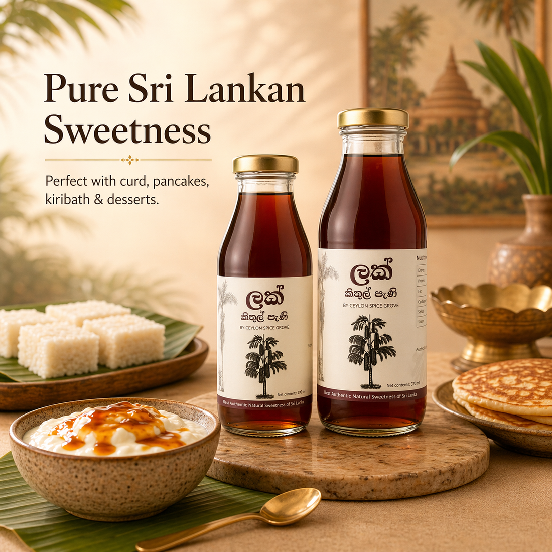 Ways to enjoy Lak Kithul kithul treacle